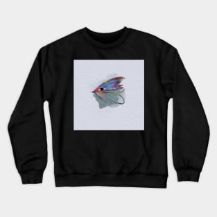 Snow Salmon Fly No.8 Crewneck Sweatshirt